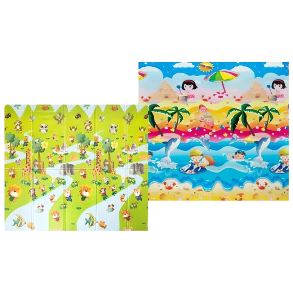 Covoraş pentru joc 4Play Girl at sea/Animals () 0+/ Dreptunghiular/ Multicolor photo 1