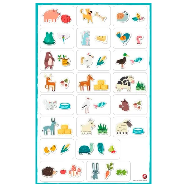 Set jucării As Animals Animals 1029-64036 3+ / Multicolor Multicolor photo 4