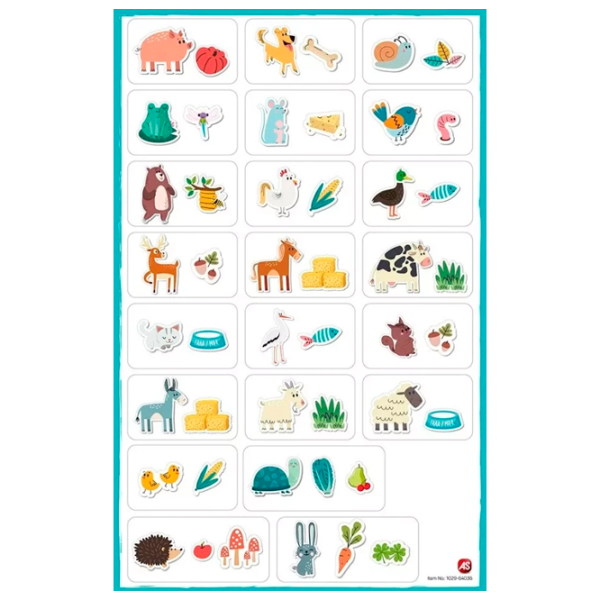 Set jucării As Animals Animals 1029-64036 3+ / Multicolor Multicolor photo 5