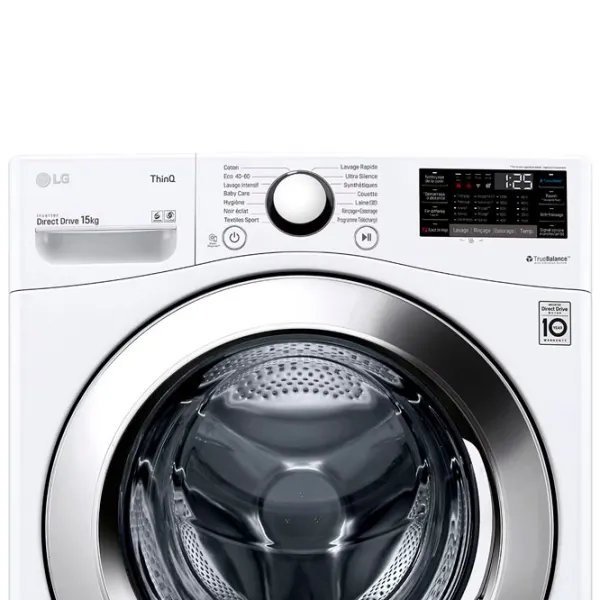 Mașină de spălat LG F51P12WH 15 kg / 1100 rpm / White photo 8