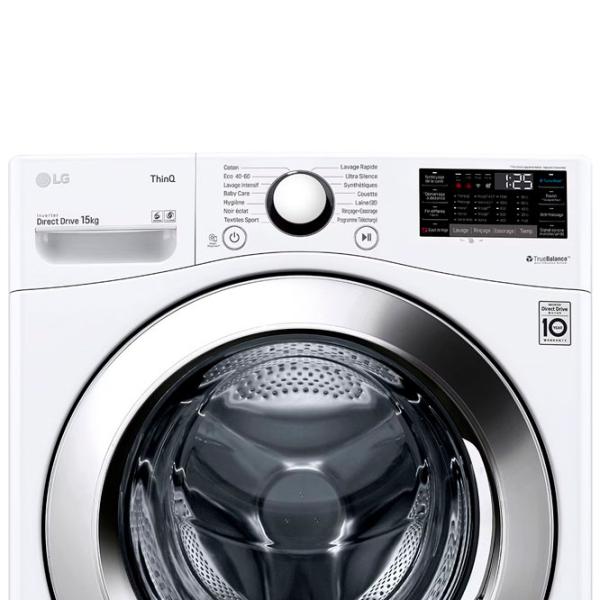 Mașină de spălat LG F51P12WH 15 kg / 1100 rpm / White photo 8