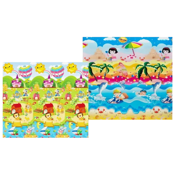 Covoraş pentru joc 4Play Girl at sea/Sun Animals () 0+/ Dreptunghiular/ Multicolor photo 1