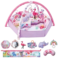 Covoraş pentru joc 4Play Paradise Flamingo () 0+/ Rotund/ Pink photo 2