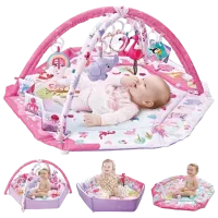 Covoraş pentru joc 4Play Paradise Flamingo () 0+/ Rotund/ Pink photo 3