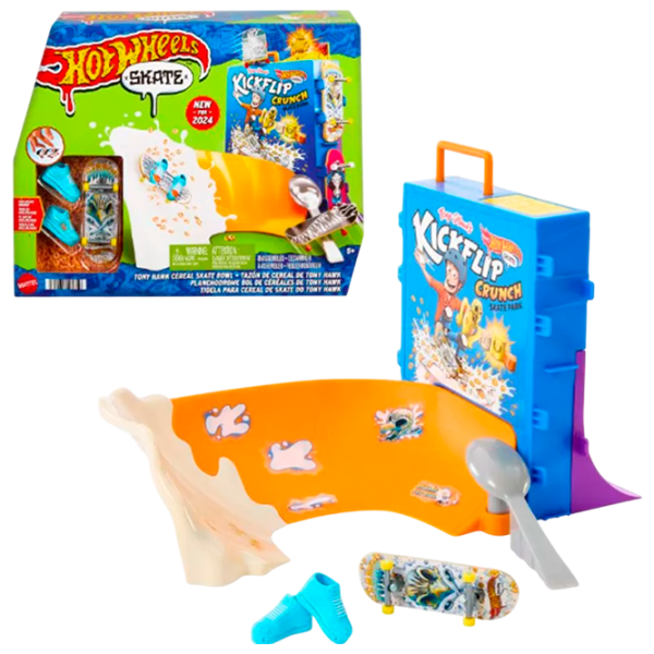 Jucărie interactivă Hot Wheels Tony Hawk Cereal Skate Bowl HTP09 5+ / Multicolor Multicolor photo 3