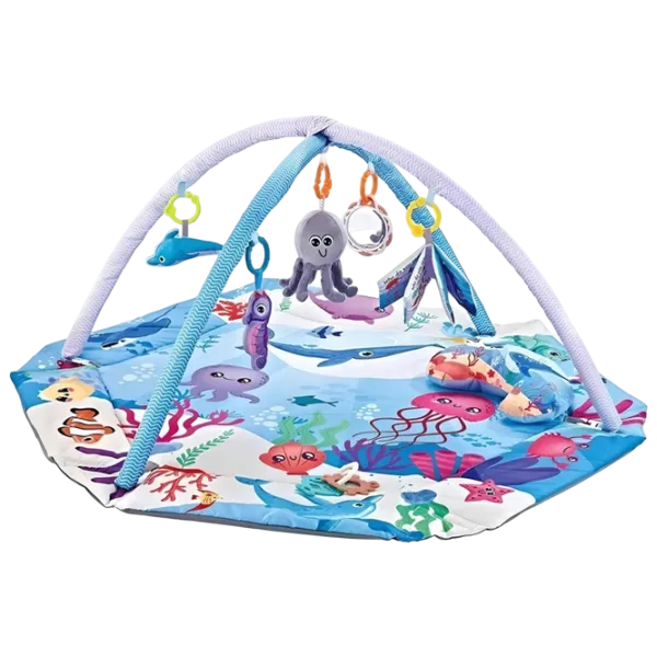Covoraş pentru joc 4Play Water Surface () 0+/ Rotund/ Blue photo 1