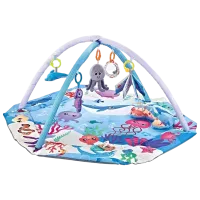 Игровой коврик 4Play Water Surface () 0+/ Круглый/ Синий