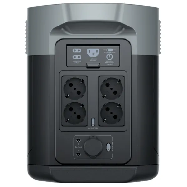 Centrală electrică portabilă EcoFlow Delta 2 LiFePO4 2048 Wh / Black photo 3