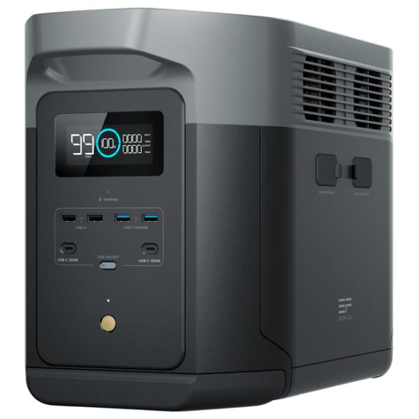 Centrală electrică portabilă EcoFlow Delta 2 LiFePO4 2048 Wh / Black photo 4