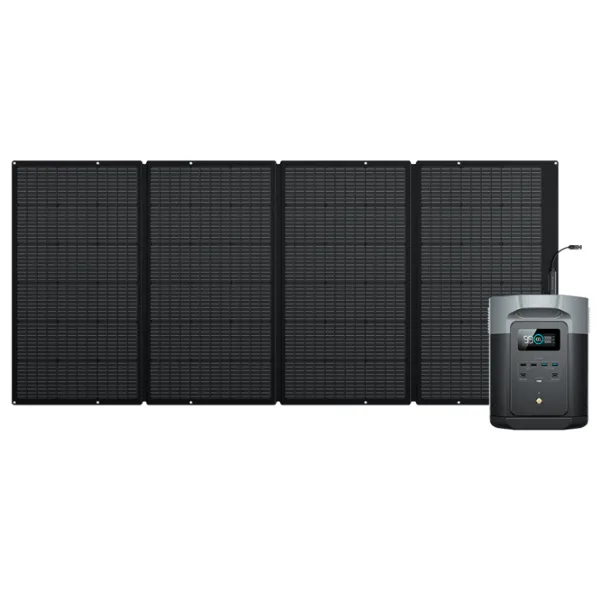 Centrală electrică portabilă EcoFlow Delta 2 LiFePO4 2048 Wh / Black photo 6