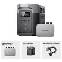 Портативная зарядная станция EcoFlow Delta 2 LiFePO4 2048 Втч / Черный photo 8