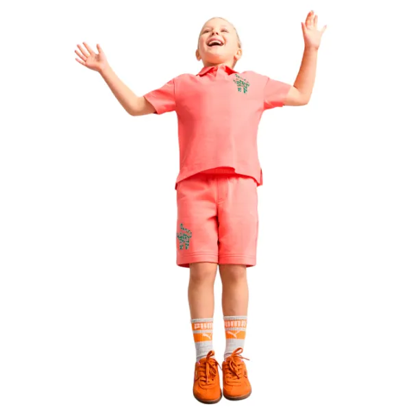 Шорты для девочек Puma Cats Club Shorts Terry Ps Peach 104 / Розовый photo 5 Шорты для девочек Puma Cats Club Shorts Terry Ps Peach 104 / Розовый photo 5