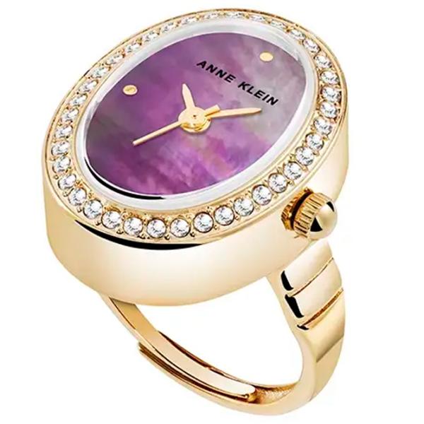 Inel cu ceas pentru femei ANNE KLEIN AK/5128RINGPM Cuarț / 17 mm photo 1 Inel cu ceas pentru femei ANNE KLEIN AK/5128RINGPM Cuarț / 17 mm photo 1