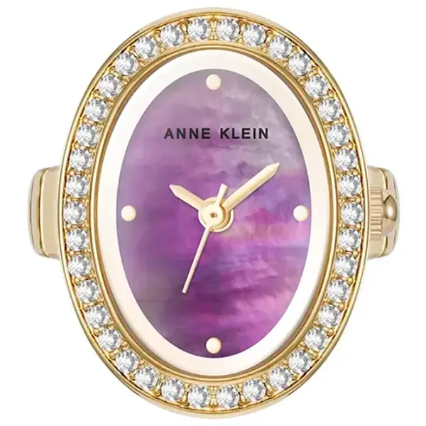 Inel cu ceas pentru femei ANNE KLEIN AK/5128RINGPM Cuarț / 17 mm photo 2 Inel cu ceas pentru femei ANNE KLEIN AK/5128RINGPM Cuarț / 17 mm photo 2