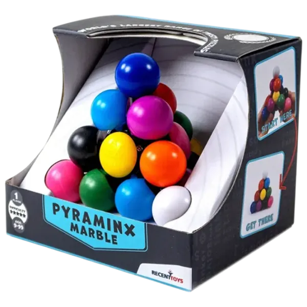 Развивающий набор Recent Pyraminx Marble 9+/ Логическая игра photo 1