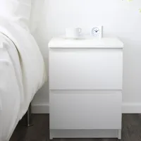 Set pentru dormitor Ikea Malm 2 PAL / White photo 6