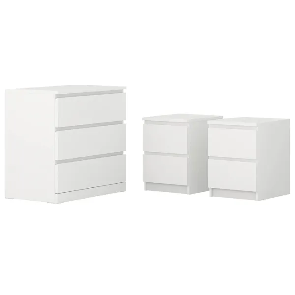 Set pentru dormitor Ikea Malm 2 PAL / White photo 1