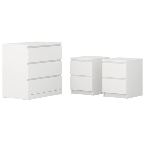 Set pentru dormitor Ikea Malm 2 PAL / White photo 1