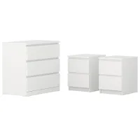 Спальный гарнитур Ikea Malm 2 ЛДСП / White