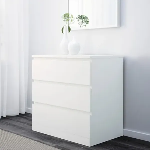 Set pentru dormitor Ikea Malm 2 PAL / White photo 2