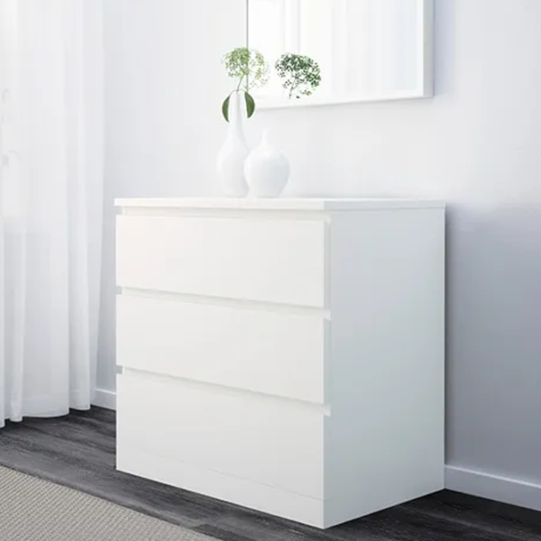 Set pentru dormitor Ikea Malm 2 PAL / White photo 2