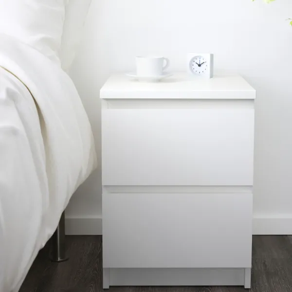 Set pentru dormitor Ikea Malm 2 PAL / White photo 3
