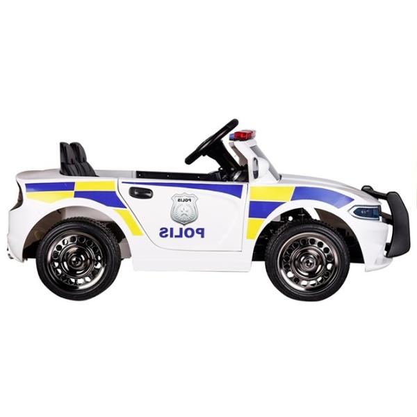 Электромобиль Lean Cars Police 5 км/ч / 30 кг / 3+ / Белый photo 3