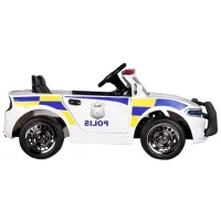 Mașină electrică Lean Cars Police 5 km/h / 30 kg / 3+ / White photo 3