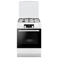 Плита Hansa FCMW69329 Газовая/ Белый/ Черный