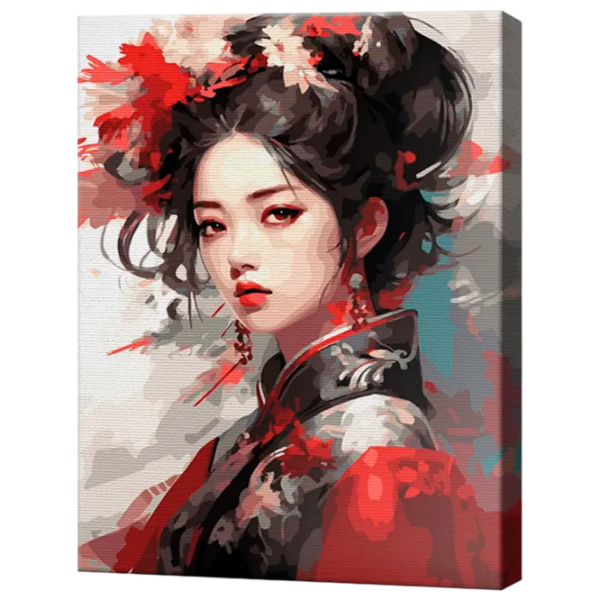 Картина по номерам Art Gallery Японская принцесса GX46417 50 x 40 см / Вертикальная photo 1 Картина по номерам Art Gallery Японская принцесса GX46417 50 x 40 см / Вертикальная photo 1