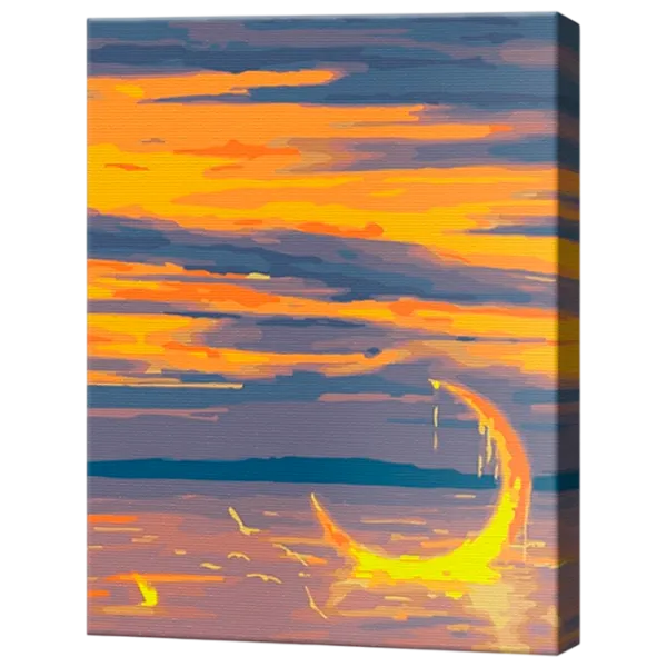 Картина по номерам Art Gallery Луна в море GX44088 50 x 40 см / Вертикальная photo 1