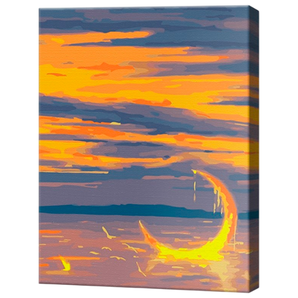 Картина по номерам Art Gallery Луна в море GX44088 50 x 40 см / Вертикальная photo 1