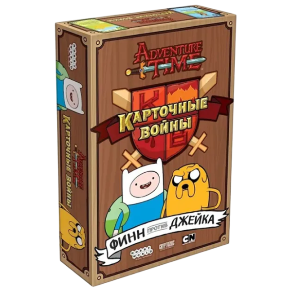 Настольная игра Hobby World Book Warriors: Finn vs Jake 10+/ Игральные карты photo 1