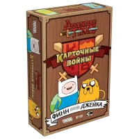 Joc de masă Hobby World Book Warriors: Finn vs Jake 10+/ Carti de joc