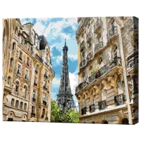 Картина по номерам Art Gallery Эйфелева башня GX26042 50 x 40 см / Горизонтальная