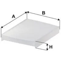 Фильтр салона Wix WX-WP2096 