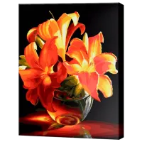 Картина по номерам Art Gallery Янтарные лилии GX26018 50 x 40 см / Вертикальная