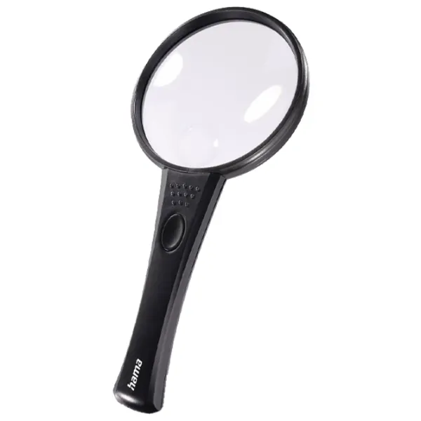Лупа Hama Basic 90 LED Magnifying Glass / Пластик photo 1
