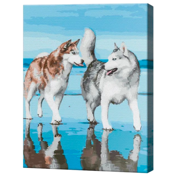 Картина по номерам Art Gallery Хаски на побережье GX38863 50 x 40 см / Вертикальная photo 1 Картина по номерам Art Gallery Хаски на побережье GX38863 50 x 40 см / Вертикальная photo 1