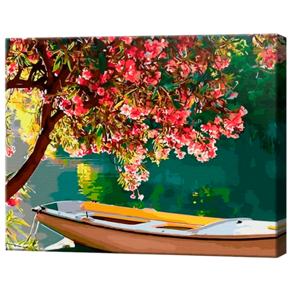Картина по номерам Art Gallery Цветущее дерево у озера GX34147 50 x 40 см / Горизонтальная photo 1 Картина по номерам Art Gallery Цветущее дерево у озера GX34147 50 x 40 см / Горизонтальная photo 1
