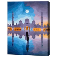 Pictură pe numere Art Gallery TAJ MAHAL GX47628 50 x 40 cm / Verticală