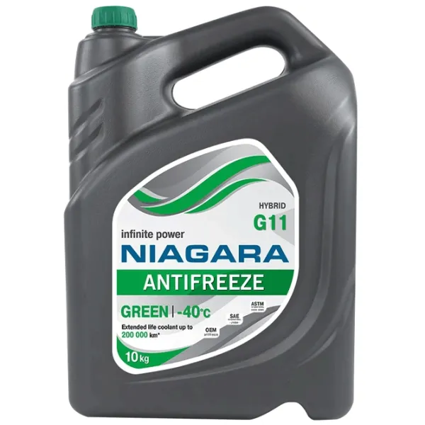 Антифриз Niagara NI-G11 10л Зеленый photo 1