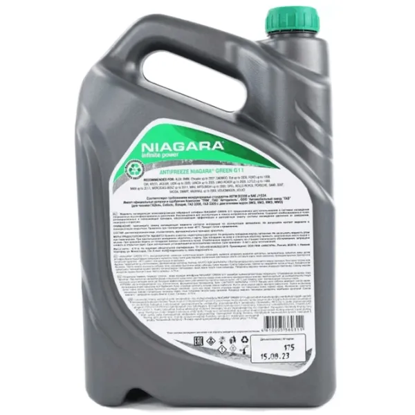 Антифриз Niagara NI-G11 10л Зеленый photo 2