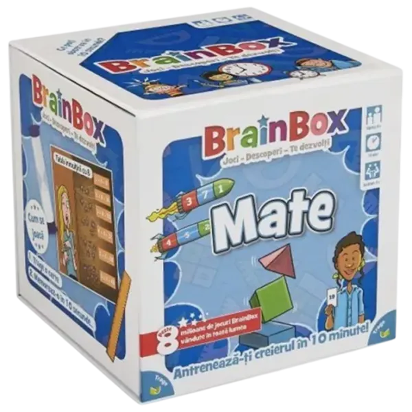 Joc educativ Asmodee Brainbox Let's study math 8+/ Joc de logică photo 1