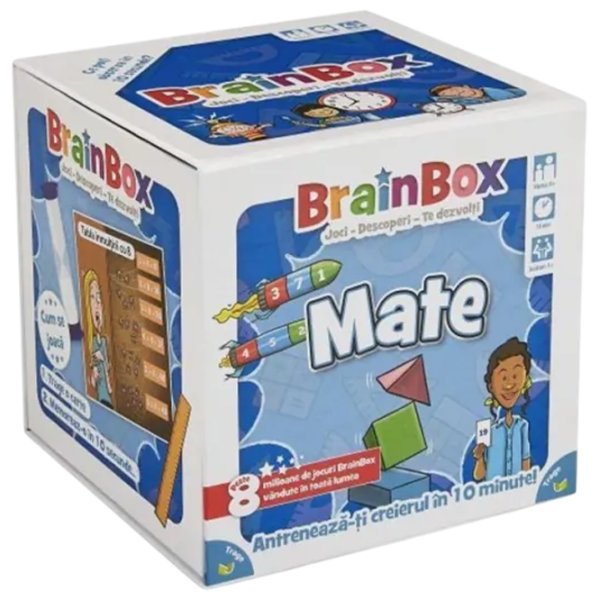 Joc educativ Asmodee Brainbox Let's study math 8+/ Joc de logică photo 1