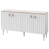 Comodă Neman Lorenso 85.6 x 155.8 x 40.1 / MDF / Alb