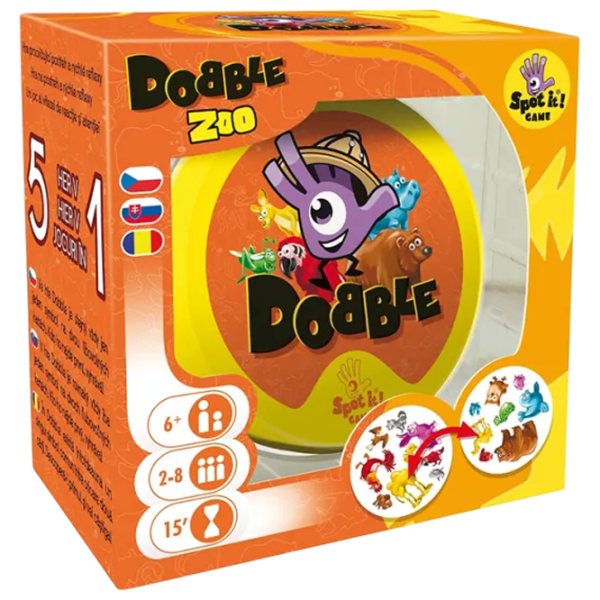 Настольная игра Asmodee Dobble. Animals 6+/ Развитие photo 1