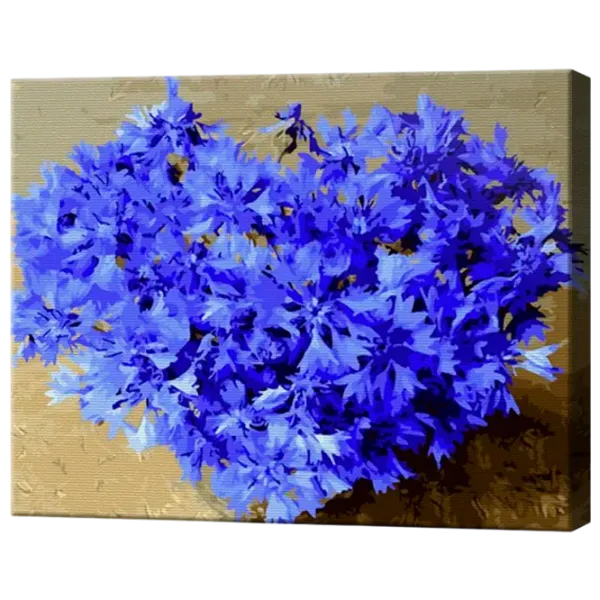 Pictură pe numere Art Gallery Inima din albăstrele GX32888 50 x 40 cm / Orizontală photo 1 Pictură pe numere Art Gallery Inima din albăstrele GX32888 50 x 40 cm / Orizontală photo 1