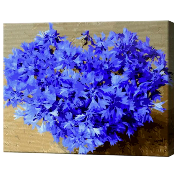 Pictură pe numere Art Gallery Inima din albăstrele GX32888 50 x 40 cm / Orizontală photo 1 Pictură pe numere Art Gallery Inima din albăstrele GX32888 50 x 40 cm / Orizontală photo 1
