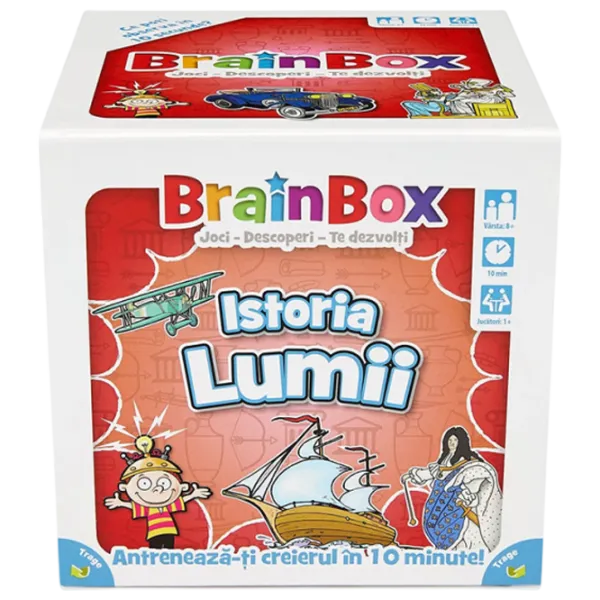 Joc de masă Asmodee Brainbox World History 5+/ Joc de logică photo 1